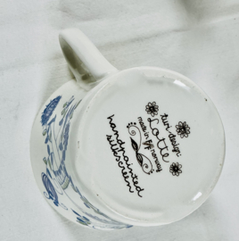 Turi Design Lotte mok Figgjo Flint Noorwegen , Zeefdruk Handgemaakt