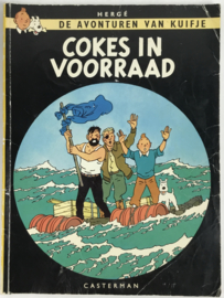Kuifje  Cokes in voorraad  Hergé Herdruk 1966 Casterman