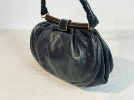 Comtesse , zwart kalfslederen tasje