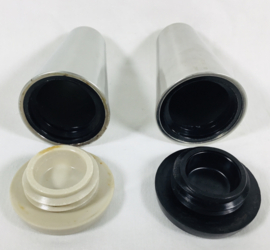 Alessi  peper en zout Design Ettore Scottsass