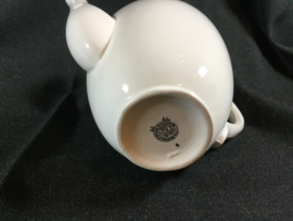 blauw, koffiepot