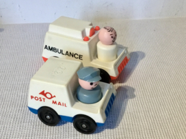 fisher price, post en ambulance   jaren 80