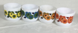 set van 4 kopjes, Lotus