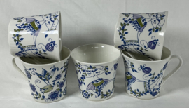 Turi Design Lotte mok Figgjo Flint Noorwegen , Zeefdruk Handgemaakt