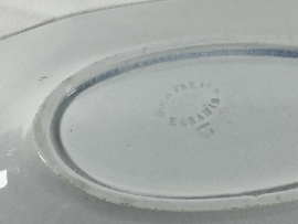 keramis, serveerschaal gebroken wit