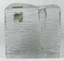 Marsberger  artglas blockvaas Solifleur 70’s