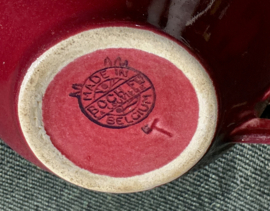 bordeauxrode kopjes set , 2 tuks