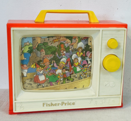 vintage fisher price , muzikale tv, broede jacob, sur le pont