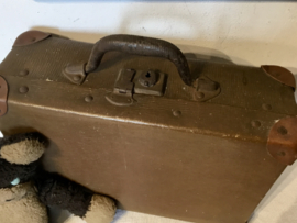 Leuke  brocante  koffertje 34 x 24 cm