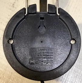 Black LAMPETTE Von Eichhoff telescope lamp 1970s