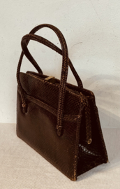 leuk slangenleder tasje