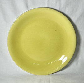 Serveerschaal  geel  26 cm
