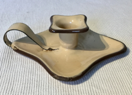 emaille  brocante blaker, kandelaar