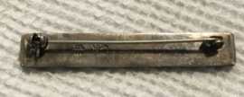 Staafbroche, art deco , zilver