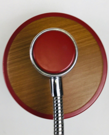 gooseneck lamp , red