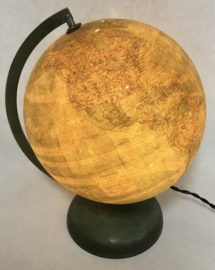 Vintage glass metal globe terrestre globus by PERRINA Paris France 1950’s
