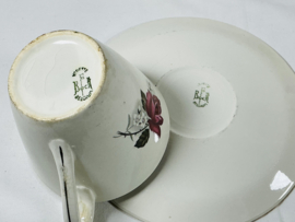 Vedette, 4 setjes , kopje en onderbordje