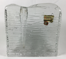 Marsberger  artglas blockvaas Solifleur 70’s