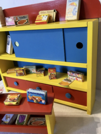 siso, houten vintage winkeltje , tafelmodel