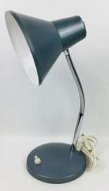 Vintage oil blue design metal gooseneck table desk lamp