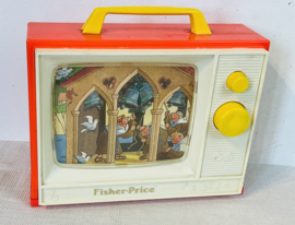 vintage fisher price , muzikale tv, broede jacob, sur le pont