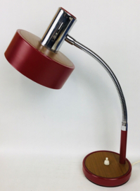 gooseneck lamp , red