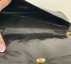 vintage patchwork  lederen tas