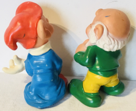Ledraplastic Italy  jaren 60, set kabouters