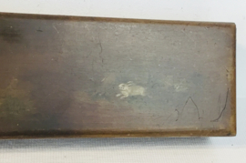 houten opberg koffertje, box, handgeschilderd