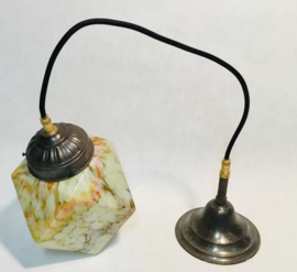 Antique Art Deco marble glass lamp ceiling light