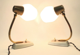Unique pair of Vintage table desk lamp night lamp - 1950’s