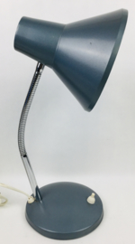 Vintage oil blue design metal gooseneck table desk lamp