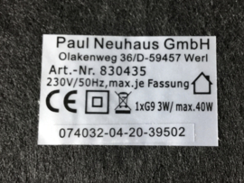 Paul Neuhaus design mushroom touch tafellamp