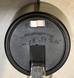 Black LAMPETTE Von Eichhoff telescope lamp 1970s