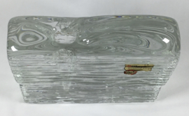 Marsberger  artglas blockvaas Solifleur 70’s