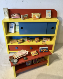 siso, houten vintage winkeltje , tafelmodel