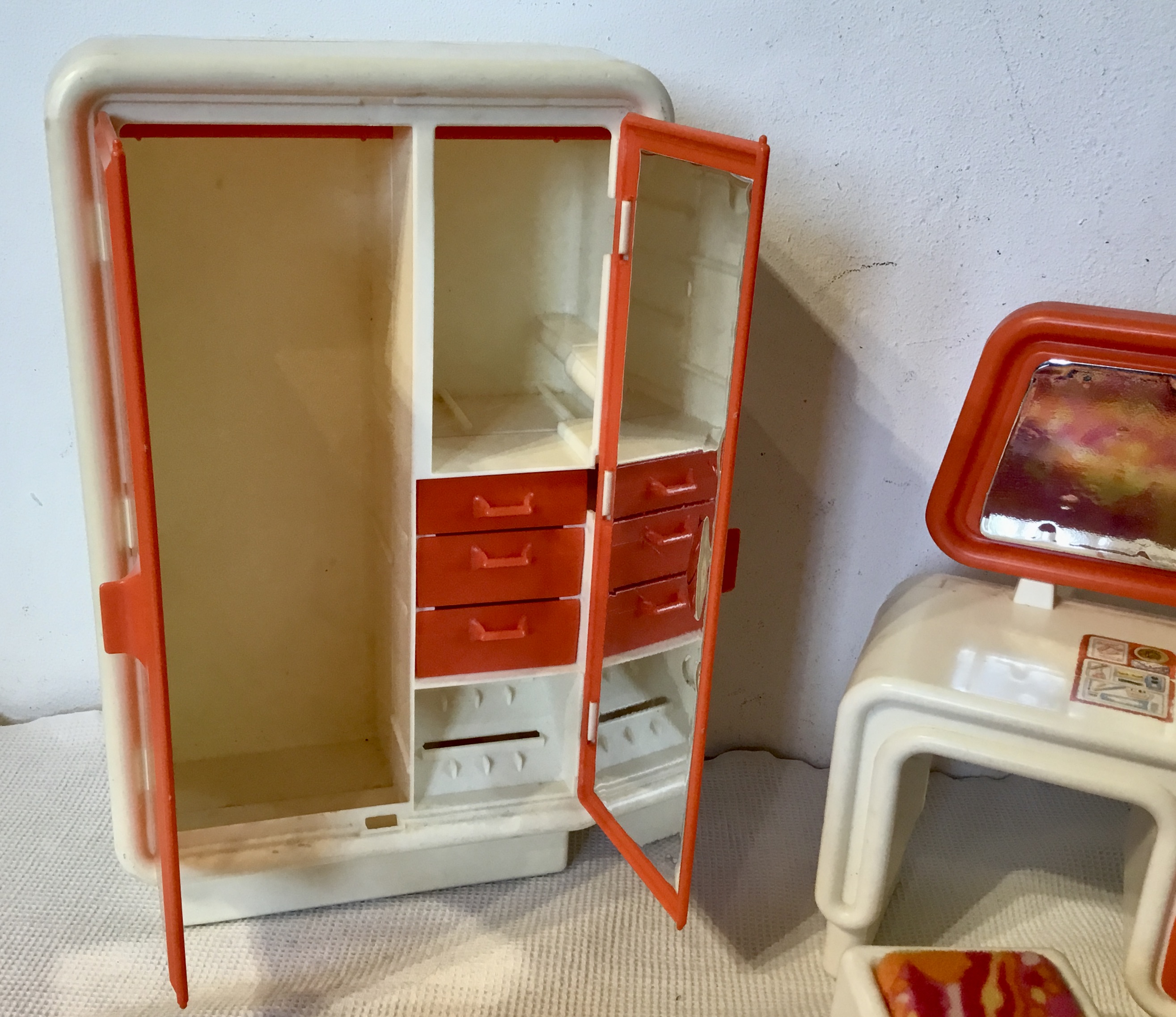vintage mattel barbie bedroom Nr 2150 uit 1977
