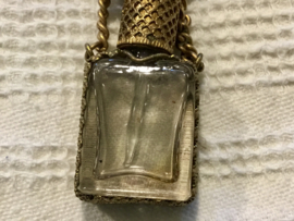 miniatuur parfumflesje, broche ,jaren 50 uit Wenen
