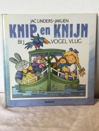 knip en knijn bij vogel vlug