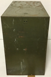 Vintage industrial stackable metal storage cabinet cupboard 4 drawers