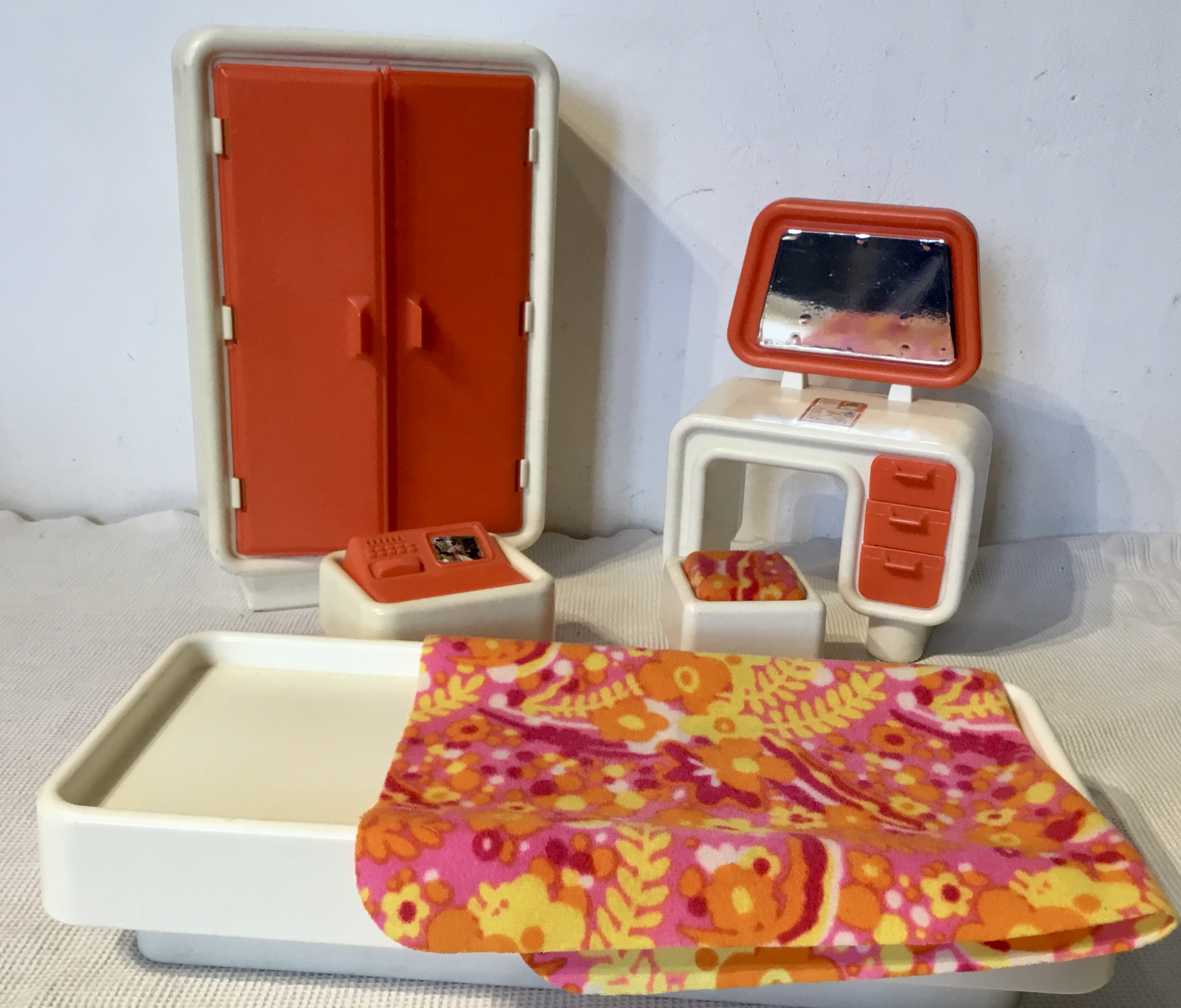 vintage mattel barbie bedroom Nr 2150 uit 1977