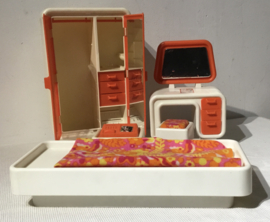 uit 1977, barbie speelset dream furniture, bedroom desk