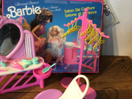 uit 1990, barbie speelset coiffure salon