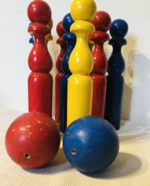 Charmante Franse houten kegelspel
