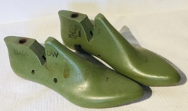 schoenmallen, groen harde plastic
