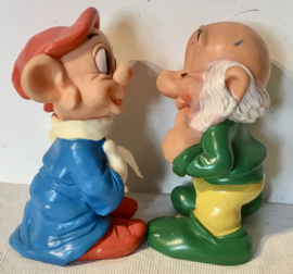 Ledraplastic Italy  jaren 60, set kabouters