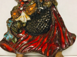 André BAYER Vintage ceramic wallplate