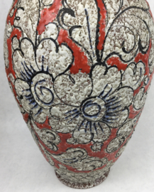 Fratelli Fanciullacci Vintage design Sgrafito modernist vase