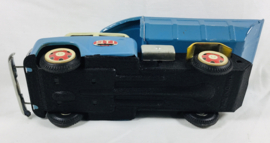 MF717 Vintage metalen speelgoed dumptruck vrachtwagen