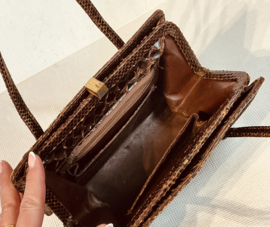 leuk slangenleder tasje